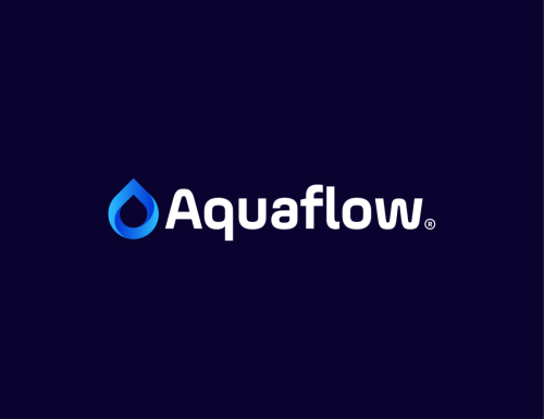 aquaflow modern logo