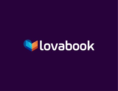 lovabook modern logo