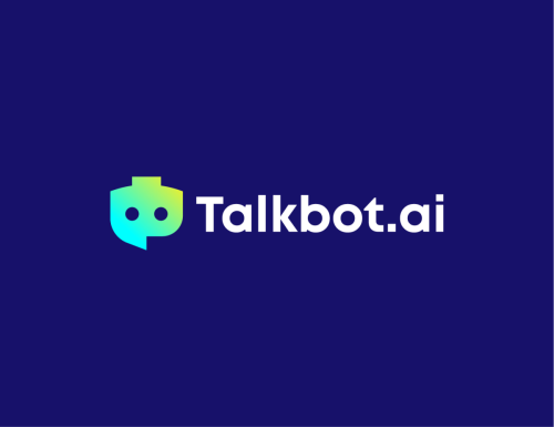 talkbot modern logo